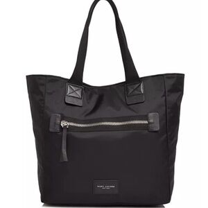 Marc Jacobs Black Biker Nylon Tote Bag